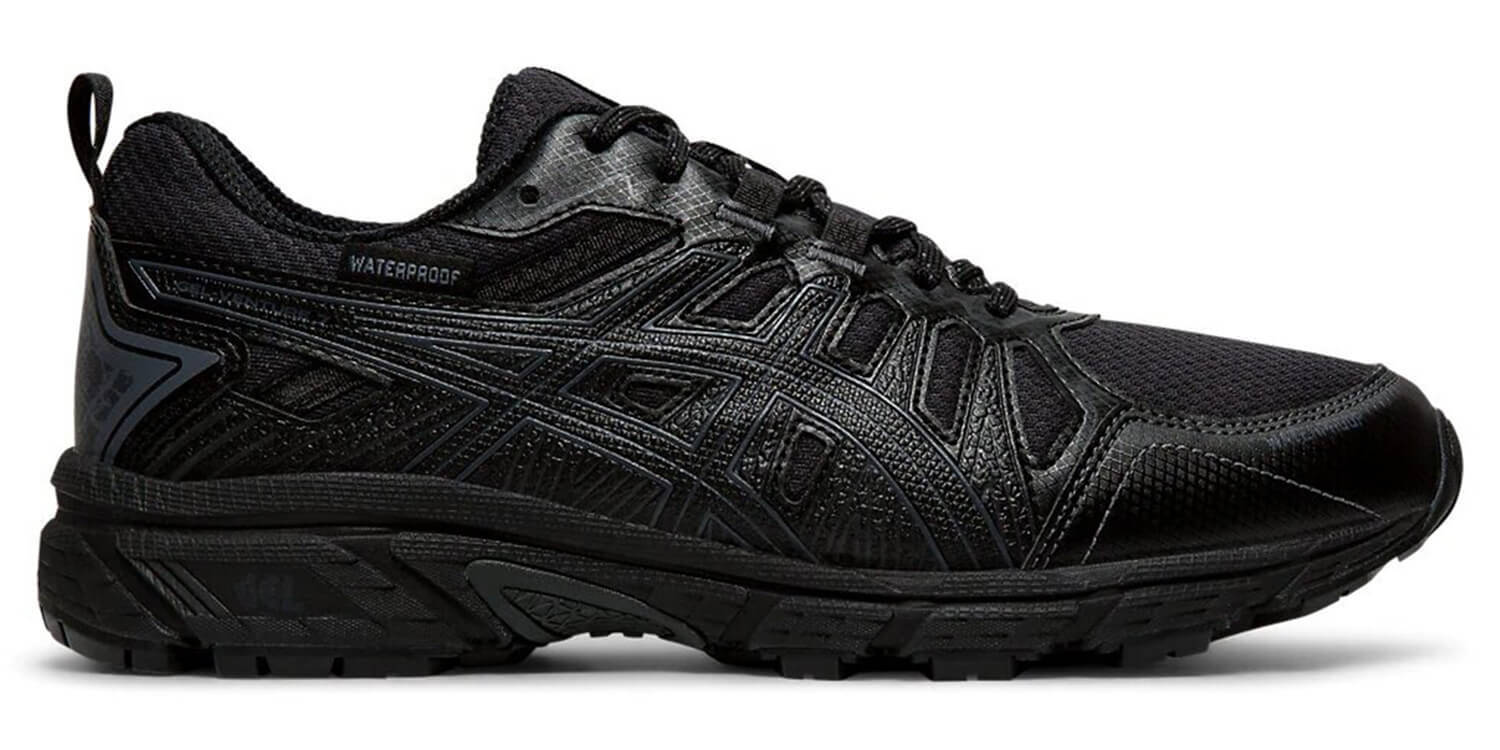 Asics Gel Venture 7 Wp кроссовки-внедорожники для бега женские черные (Распродажа)