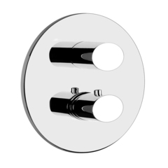 Gessi Ovale 23232#031 Встраиваемый термостат, подключение на 3/4”, с фильтрами(внешние части), цвет: хром фото