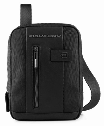 Сумка Piquadro Brief, чёрный, кожа натуральная/ткань (CA3084BR/N)