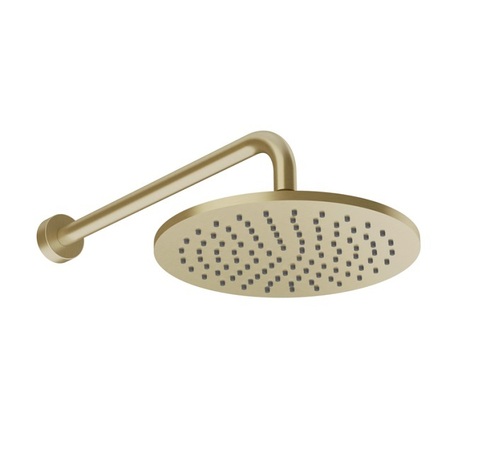Gessi Origini 66148#727 Верхний душ настенный, поворотный, Brushed Brass