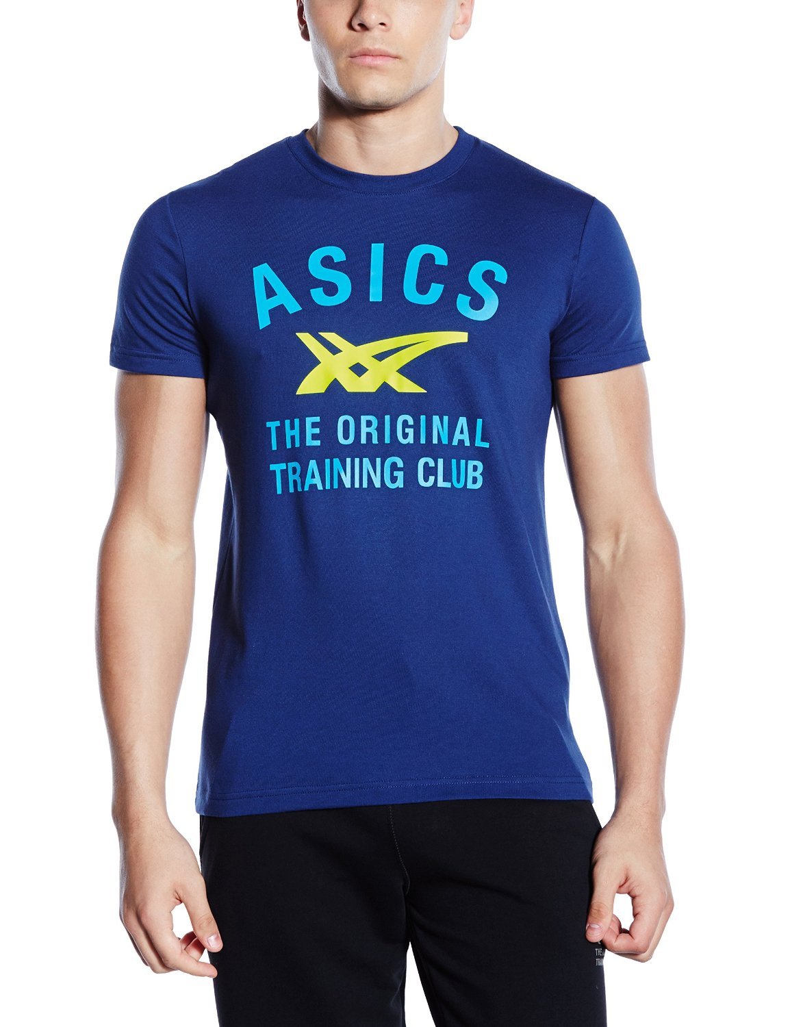 Футболка Asics SS Stripes Tee мужская blue - 4