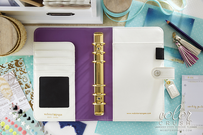 Планер PERSONAL PLANNER Binder: Lavender/White by Websters Pages (БЕЗ внутреннего наполнения)