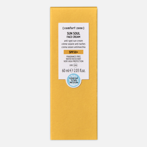 SUN SOUL FACE CREAM SPF50+  СОЛНЦЕЗАЩИТНЫЙ КРЕМ ДЛЯ ЛИЦА SPF50, 60 мл