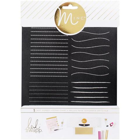 Трафарет для фольгирования Minc Art Screen 16,5х21,5см - Lines