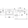 Duravit 2nd floor 491600000 Раковина подвесная 60х43 см