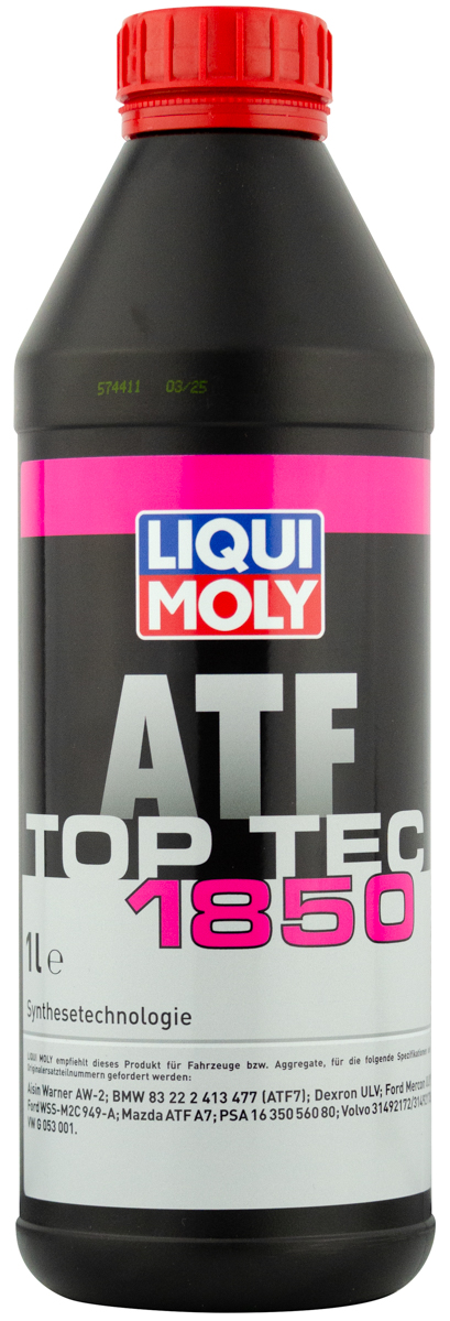 Трансмиссионное масло для АКПП Top Tec ATF 1850, синтетическое, 1л