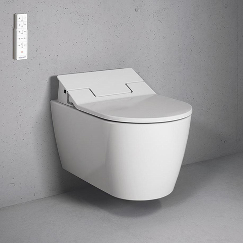 Duravit ME by Starck 2529590000 Унитаз подвесной безободковый 570х370 мм, для крышки-биде Sensowash, с креплением, цвет белый