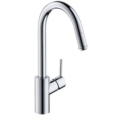 Hansgrohe Talis M52 73864000 Смеситель для кухни с выдвижным изливом и лейкой фото