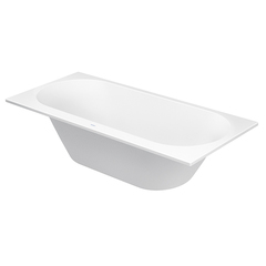 Duravit Darling 700244000000000 Ванна 1800х800 мм, акриловая, прямоугольная встраиваемая или с панелями,с 2 наклонами для спины, цвет белый фото