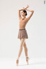 Wrap chiffon skirt with ties | wet_sand