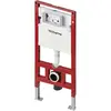 TECE S401204 TECEspring комплект 4 в 1 Застенный модуль,панель смыва с прямоугольными кнопками, черный матовый