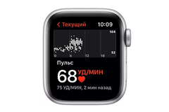 Смарт часы APPLE Watch SE GPS, 40mm Silver Aluminium Case with Abyss Blue Sport Band - Regular (MKNY3GK/A)