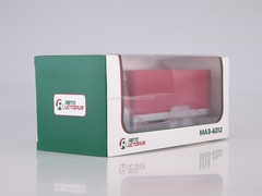 MAZ-6312 flatbed with awning restyling burgundy-gray 1:43 AutoHistory