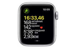 Смарт часы APPLE Watch SE GPS, 40mm Silver Aluminium Case with Abyss Blue Sport Band - Regular (MKNY3GK/A)