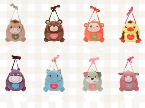 Bag Purse Plush For Girls Kids Set 1