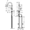 Hansgrohe Talis M52 73864000 Смеситель для кухни с выдвижным изливом и лейкой