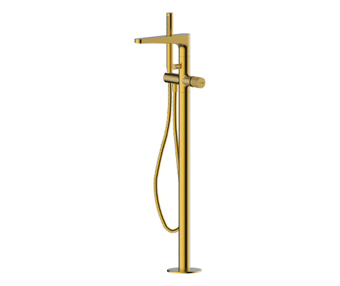 WasserKRAFT Schunter 8221 Смеситель для ванны напольный, цвет: золото