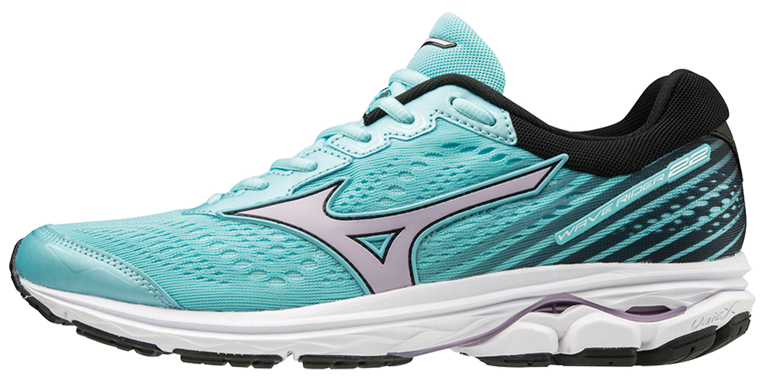 Mizuno Wave Rider 22 кроссовки беговые женские бирюзовые - 4