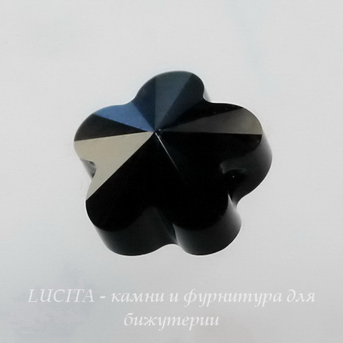 5744 Бусина в виде цветка Сваровски Jet 8 мм ()
