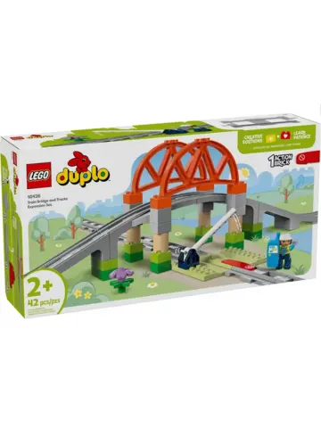 Конструктор DUPLO 10426 Железнодорожный мост и рельсы