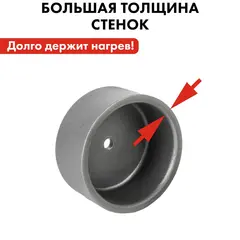 Насадка для сварки пластиковых труб QUATTRO ELEMENTI 50 мм (парная)(793-404)
