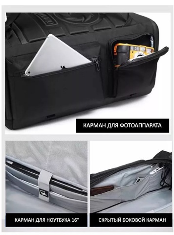 Картинка рюкзак для путешествий Ozuko 9326 Blue - 3