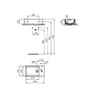 Ideal Standard Extra T373401 Умывальник для рук 45х25 см
