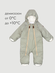 Комбинезон облегчённый демисезонный Mjölk Graphic Check, утеплитель 100гр/м2