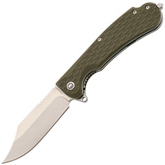 Фото Складной нож Daggerr Powie Olive DL, сталь 8Cr14MoV, рукоять FRN, олива