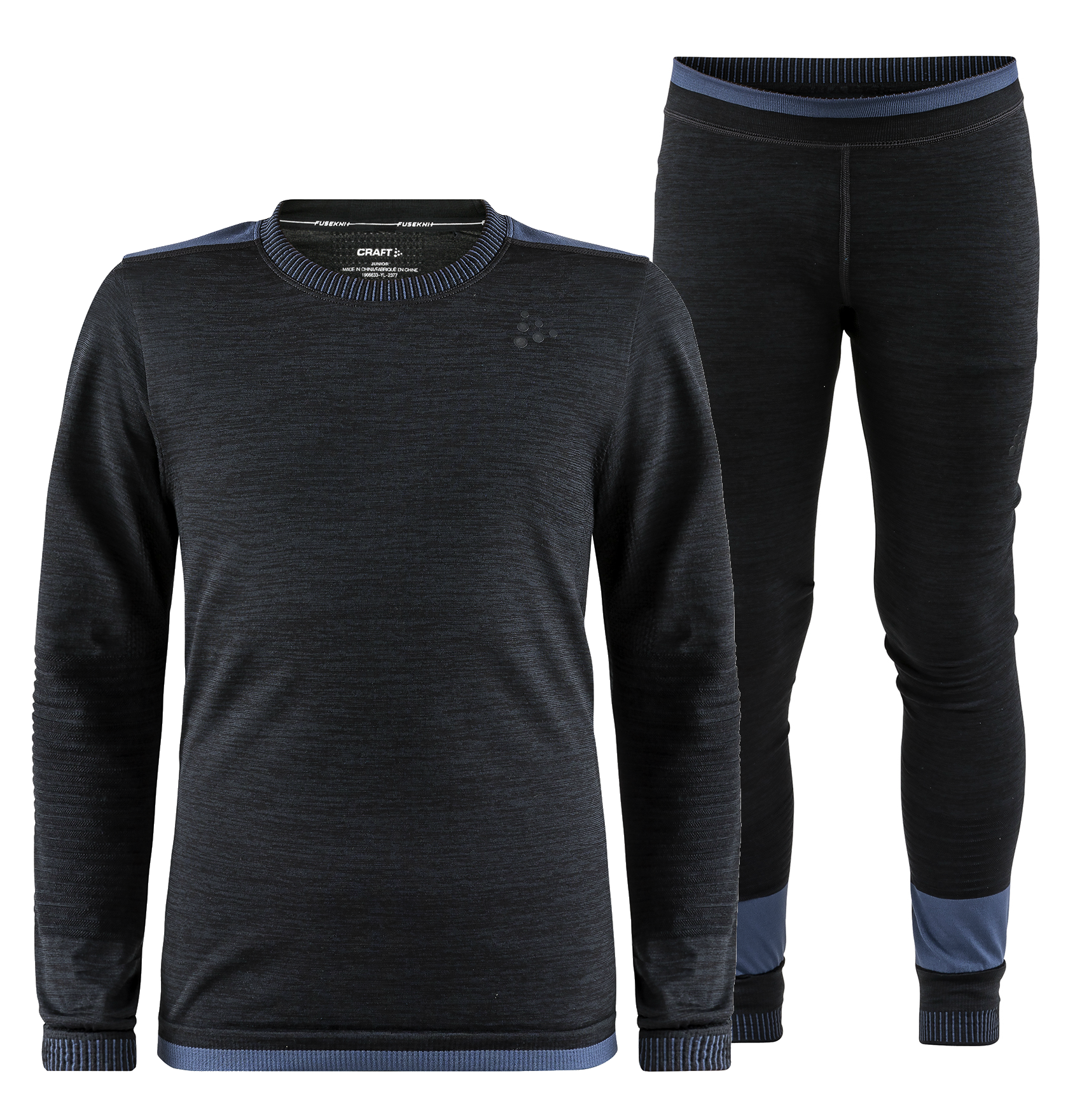 Craft Active Fuseknit Comfort комплект термобелья детский черный