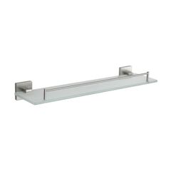 Полка для ванной металл,стекло, прямая, 50х6.6 см, хром, Frap, F30307