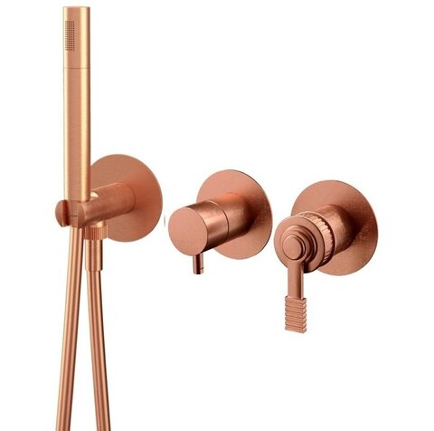 Remer AL97D3PRP Смеситель для душа, цвет: медь брашированная