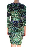 Платье из вискозы ROBERTO CAVALLI