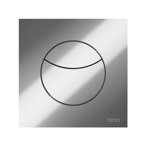 TECE 9240979 TECEflushpoint Панель смыва пневмо, 2 клавиши, квадратная хром глянцевый