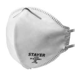 STAYER F-80, класс защиты FFP1, плоская, фильтрующая полумаска (11112)