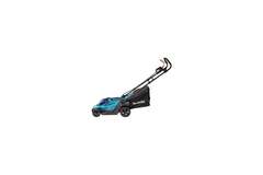 Аккумуляторная газонокосилка Makita LXT 18В, 450 Вт, ширина 33 см, травосборщик 30 л, 3 в 1, 8-ступенчатое центральное регулирование, 20-75 мм, BL1850B, DC18RC XPT DLM330RT