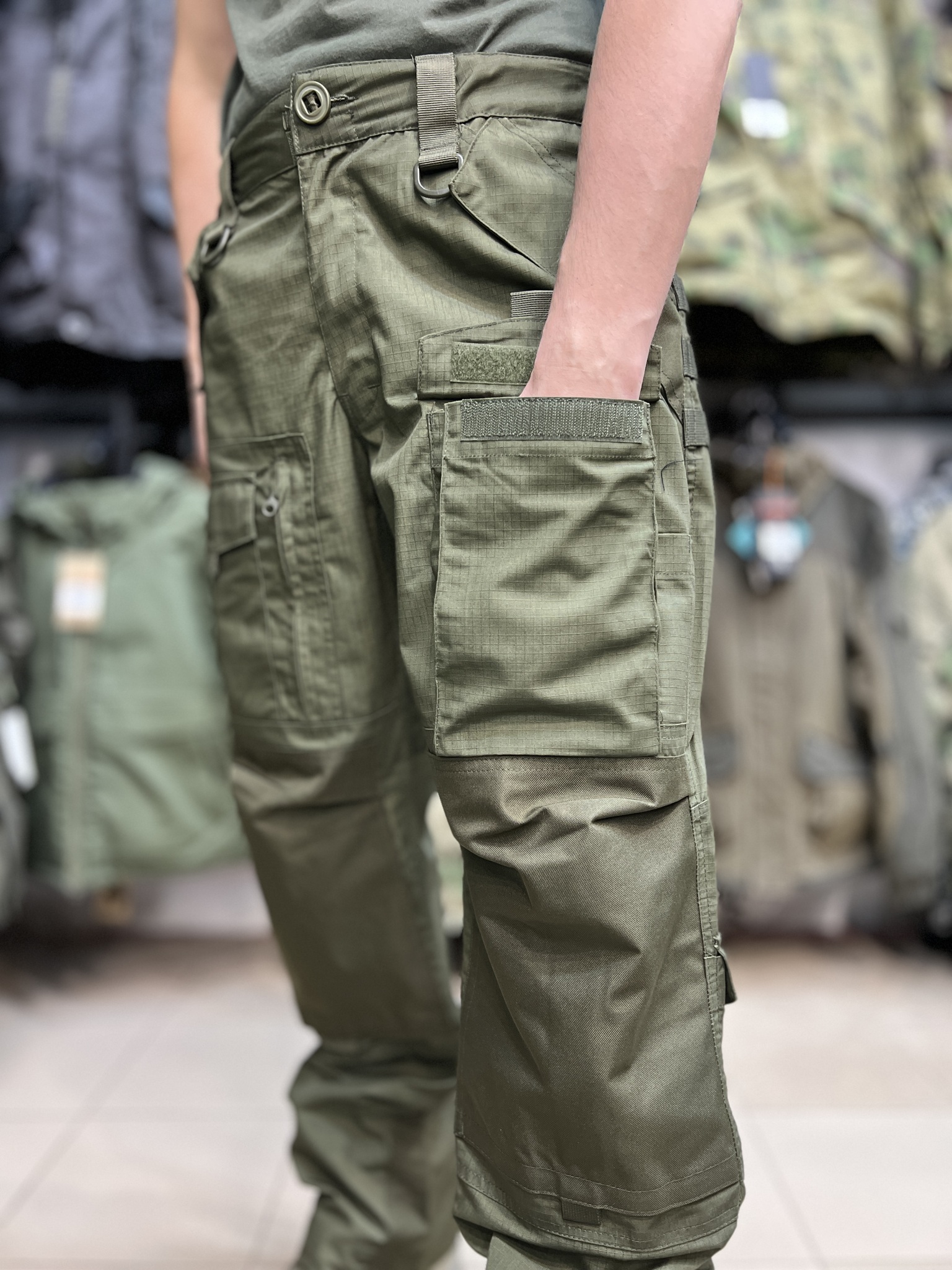 Костюм тактический Rescuer Олива (RipStop, MOLLE, демисезон)
