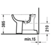 Duravit D-Code 22371000002 Биде напольное