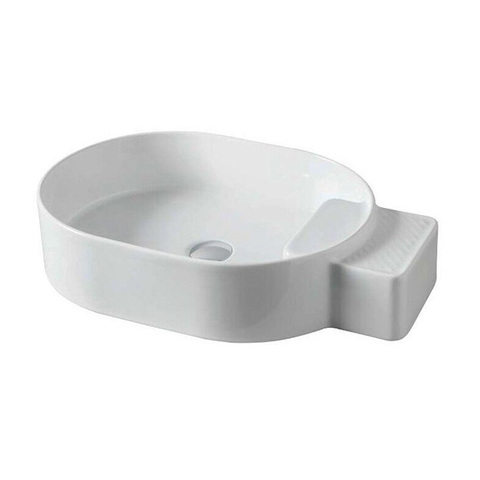 ArtCeram Cartesio CAL001 05 99 BI MATT *0 Раковина накладная, 36x58, цвет: белый