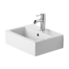 Duravit Vero 704450027 Раковина для рук шлиф., с перел., с 1 отв. под смес., включая крепление, 450x350мм, цвет: Белый