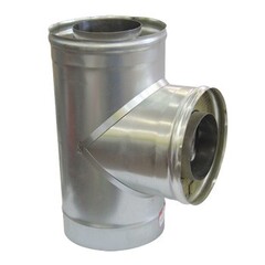 Тройник сэндвич 90° Ferrum 115х200 мм