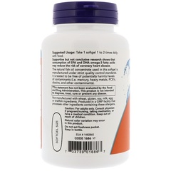 Now Foods, Рыбий жир Омега Tri-3D + витамин D-3, 90 капсул