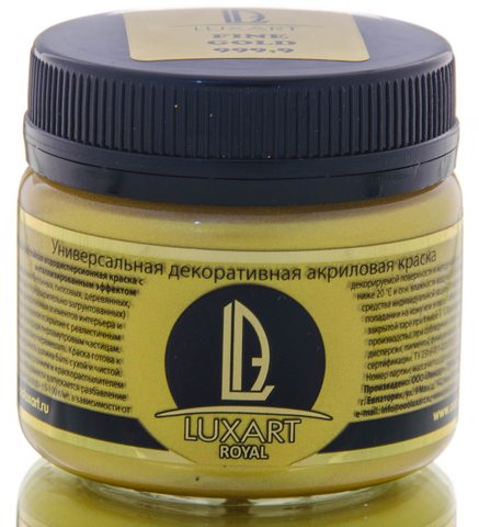 Акриловая краска Luxart ROYAL FINE GOLD Золото лимонное 0.15 кг (5шт/уп)(под заказ)