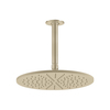 Gessi Inciso 58252#727 Потолочная душевая головка шарнирная на 1/2",?300мм, цвет: brushed brass pvd