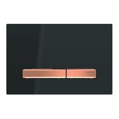 Geberit Sigma 115.670.DW.2 Смывная клавиша, для двойного смыва, цвет металлический красное золото: красное золото, черный фото