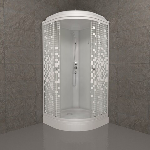 Душевая Кабина Triton Мозаика 90*90 А (ДН4)