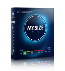 Презервативы MY.SIZE размер 47, 3 шт.