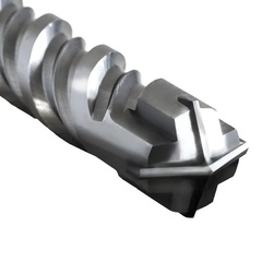 Бур SDS-MAX ПРАКТИКА 40 х 860/1000 мм, КВАДРО, серия Эксперт, по бетону (648-045)