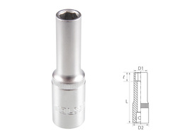 TOLSEN (TT16559) Головка торцевая глубокая шестигранная 1/2", 9 мм