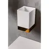 Boheme 10724-G Стакан настенный Qubic Gold